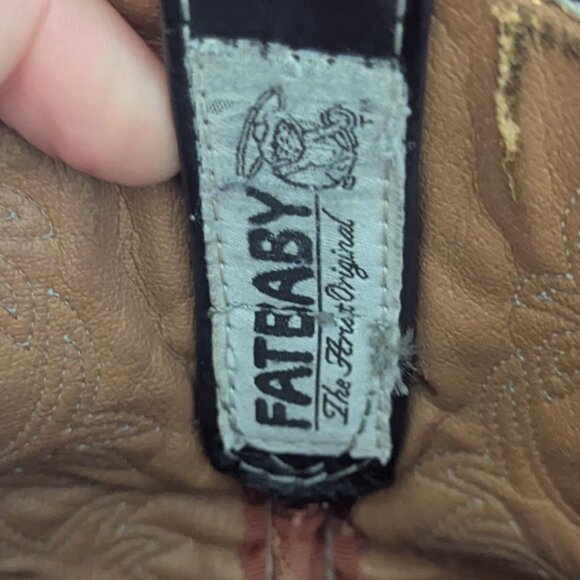 Ariat Fat Baby Boots Leather Western Embroidered Chunky Cowgirl Style # 14788 - Picture 3 of 11